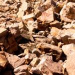 A pile of limestone in Colorado Springs' Pikeview Quarry. April 4, 2024.